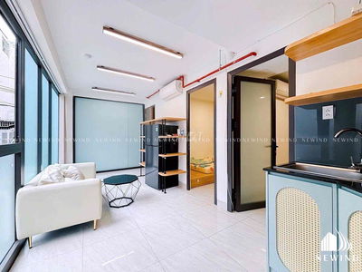 CHO THUÊ CĂN HỘ 1PN BAN CÔNG NGAY CHỢ TÂN ĐỊNH FULL NỘI THẤT GIÁ RẺ