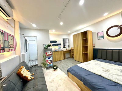 Căn Studio MT Bàu Cát. Đủ nội thất, siêu đẹp, khu VIP, chỉ 3,x triệu