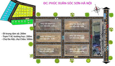 Mở bán đất phân lô giá siêu rẻ chỉ từ 1x triệu/m2 Phúc Xuân, Bắc Sơn, Sóc Sơn, Hà Nội