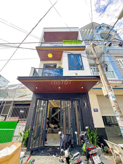 NHÀ 3 TẦNG ĐƯỜNG B1 KHU DÂN CƯ 91B FULL NỘI THẤT CAO CẤP