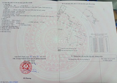 Nhà chính chủ Nguyễn Văn Đậu, Bình Thạnh – 84m², hẻm rộng, trung tâm!
