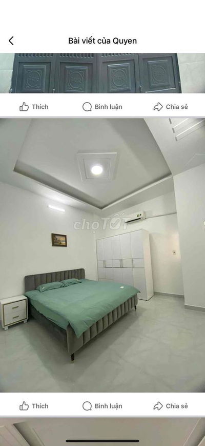Cho thuê nhà hẻm xe hơi chính chủ 216/12 Đường số 8, P.11, G.vấp
