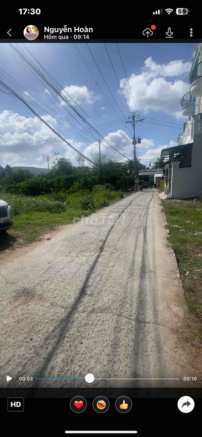Đất thổ cư DT: 4x13 Ngã ba Tân Kim  SHR , đường 4m xe hơi vào tới đất