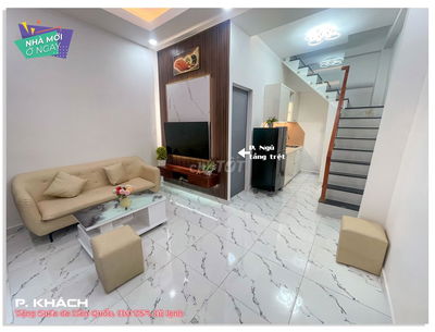 NHÀ  NHÀ MỚI 2 TẦNG 3 P. NGỦ, RỘNG 4,2m GẦN CẦU CHỮ Y Q.8, CHỈ 3,75 TỶ