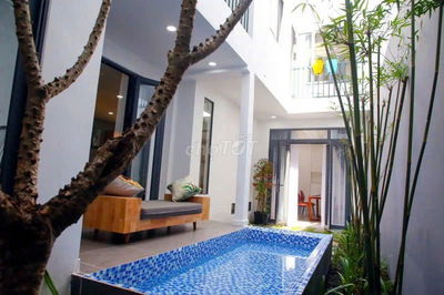 NGUYỄN VĂN ĐẬU-BÌNH THẠNH-BIỆT THỰ 102M2-2TẦNG-HỒ BƠI-SÂN VƯỜN-CHỈ8T75