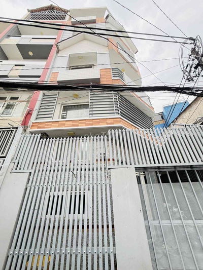 NHÀ ĐẸP 2 MẶT HẺM – 5TẦNG - 5PN - TRẦN VĂN ĐANG - Q.3 – 58M2 - NỞ HẬU