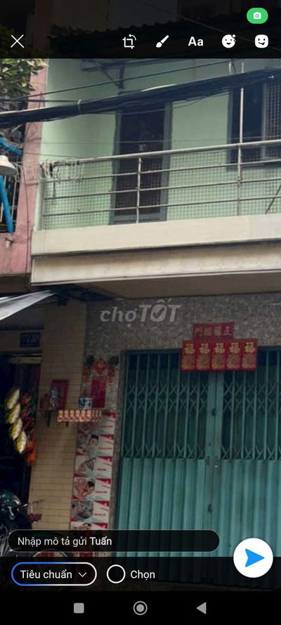 Nhà cho thuê đúc 2 tấm rẻ bèo căn góc buôn bán đc hẻm xt