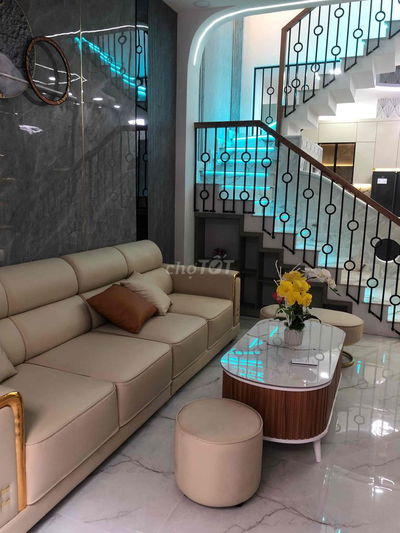 BÁN NHÀ HẺM XE KIA 55M2, 3 TẦNG HUỲNH VĂN NGHỆ TÂN BÌNH 6T98