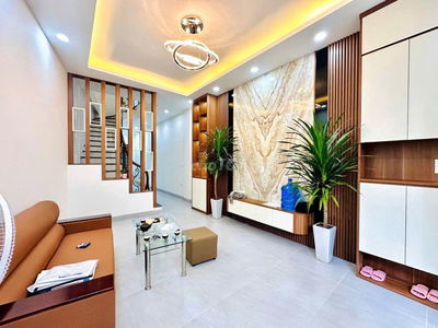 BÁN NHÀ MỚI 42M2 - HÒA BÌNH 7 - MINH KHAI - GẦN Ô TÔ - NGÕ BA GÁC PHI