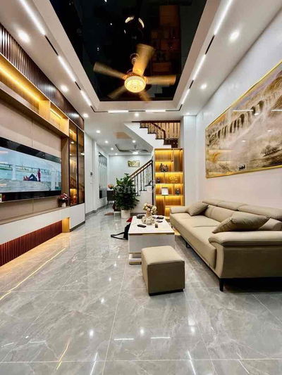 BÁN NHÀ TAM TRINH - DT 40M GIÁ 7.6TỶ - CÁCH Ô TÔ 10M - NHÀ ĐẸP FULL ĐỒ