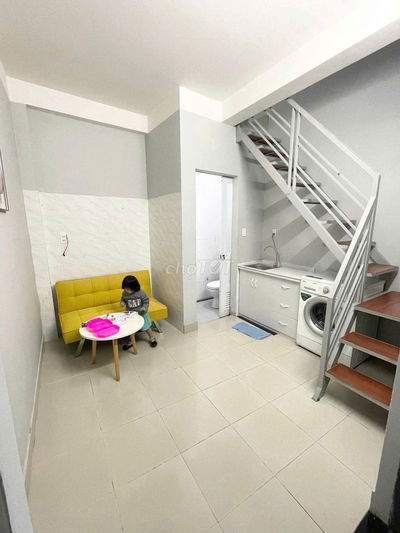 Cho thuê phòng 1 Trệt 1 Lầu Ban Công - Full nội thất