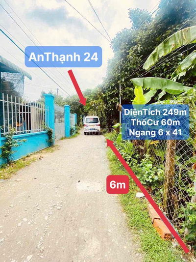 ĐấtAnThạnh 24/ ThíchHợp XâyNhàVườn 249m2
