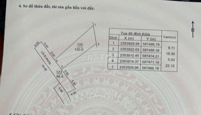 CHÍNH CHỦ BÁN LÔ ĐẤT ĐẸP 120m2  XÃ PHÙ LINH – SÓC SƠN, HÀ NỘI