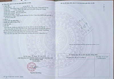 Bán lô đất đẹp diện tích 51m2 gần dự án cầu Thượng Cát