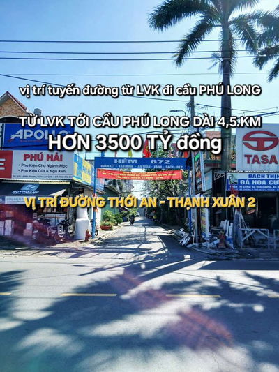 Mặt tiền đường LÊ VĂN KHƯƠNH