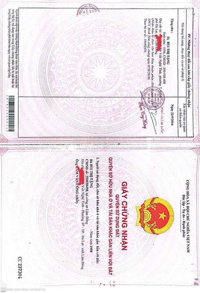 Bán đất kèm nhà 647,11m2 XVNT, P7 ( cũ),P.Langbiang (mới), Giá 6,5 tỷ