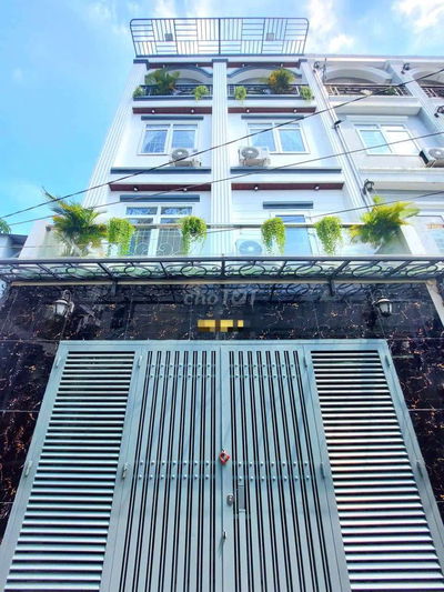NHÀ 4 TẦNG 47.9m2 HẺM XE HƠI ĐƯỜNG PHẠM VĂN CHIÊU, NGAY CHỢ THẠCH ĐÀ