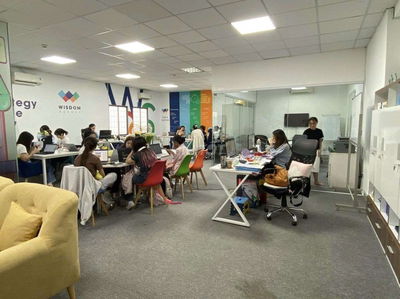 Văn phòng 95m2 giá 28 triệu giờ linh hoạt tòa nhà Cách Mạng Tháng 8,Q1