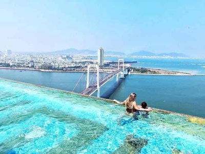 Cho Thuê Căn Hộ 1pn Goldenbay , nội thất cao cấp ,view biển , hồ bơi