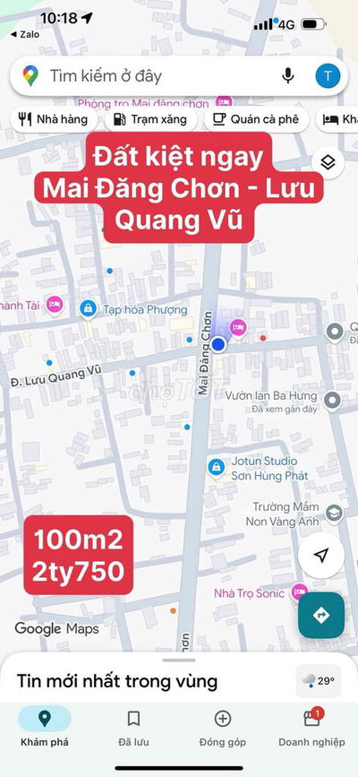 Bán gấp lô đất ngay Cao Đẳng Nghề Đà Nẵng