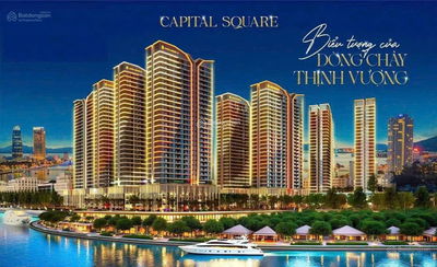CAPITAL SQUARE, TỔ HỢP 14 TOÀ CĂN HỘ LỚN NHẤT MẶT SÔNG HÀN - ĐÀ NẴNG, MỞ BÁN ĐỢT 1 CK LÊN ĐẾN 15%.
