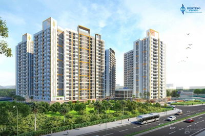 Căn hộ Destino 56m2 (2PN 2WC). Giá 1,42 tỷ/SHR ngay chợ Bình Chánh. Trả trước 284tr góp 8 triệu/th