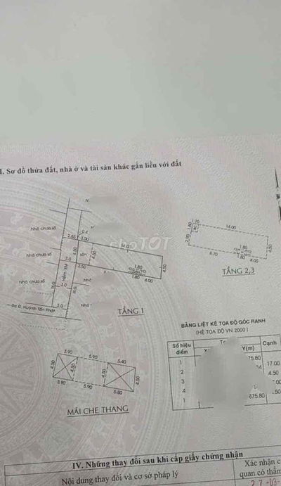 chú chỉnh!!! Nhà Trọ 4 Tầng 9 phòng thu nhập 30tr/thang.DT4,5x17m.