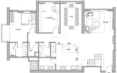 Bán căn hộ duplex 240m2 xây mới hoàn toàn