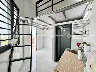 PHÒNG TRỌ SẴN BAN CÔNG MỚi 100% - ĐỦ NỘI THẤT - NGAY GÒ XOÀI - TKTQ