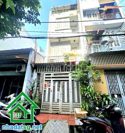 HẺM NHỰA 8M THÔNG – KHU BÀU CÁT – NHÀ 4 TẦNG BTCT – 74M² – 4PN – 4WC