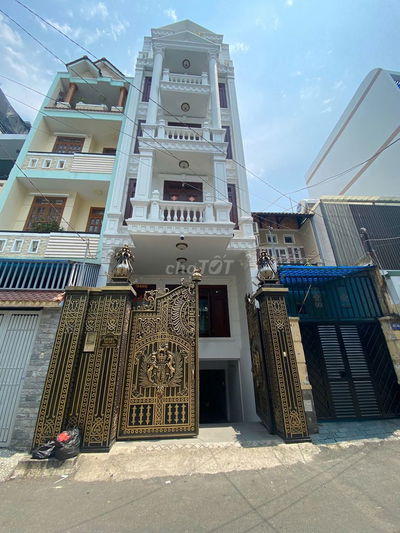 GIẢM 5 TỶ,BÁN GẤP 509/37 PHAN VĂN TRỊ Q.GV, HẦM, 6 TẦNG, 5.3X18M