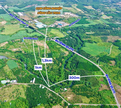 Bán 1.524m2 full thổ đường nhựa xã Khánh Vĩnh ( xã Sông Cầu cũ) cách