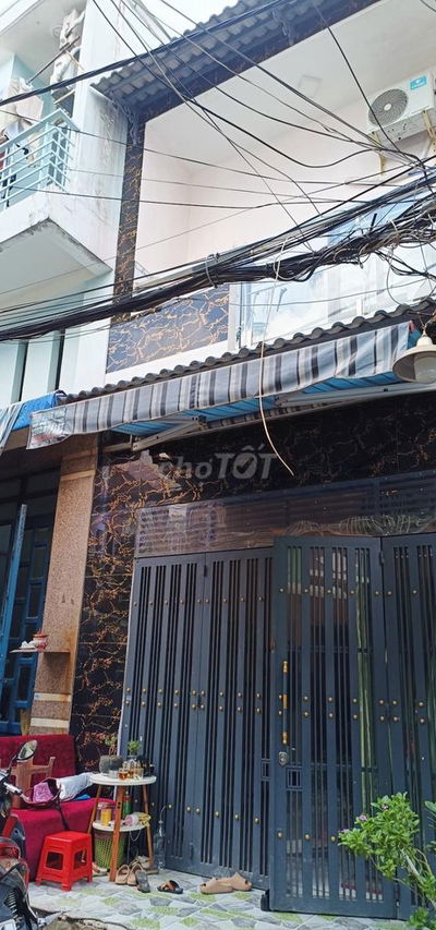NHÀ MỚI 3 TẦNG KIÊN CỐ, HẺM XE HƠI THÔNG, DT 37M2, 4,6 TỶ CÒN TL