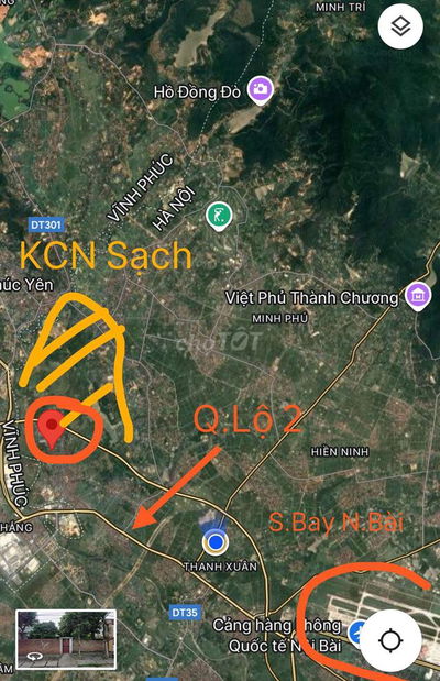 Đất F0 Ngay Cổng KCN Sạch Sóc Sơn, full thổ cư gần giao Vành Đai 4