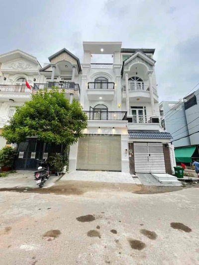 BÁN NHÀ NHÀ BÈ, 4 TẦNG, NGANG 4.5M, 4PN, MT ĐƯỜNG NHỰA 10M