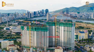 Bán Căn Dual Key Tòa B, 101,3m2, Tầng 15, View Sông Cẩm Lệ, Giá Gốc CĐT, Masteri Rivera Danang