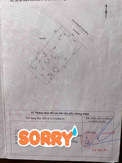 bán đất mặt tiền Nguyễn Lương Bằng,dt: 540m2 ngang 16m,Gần Mikazuki