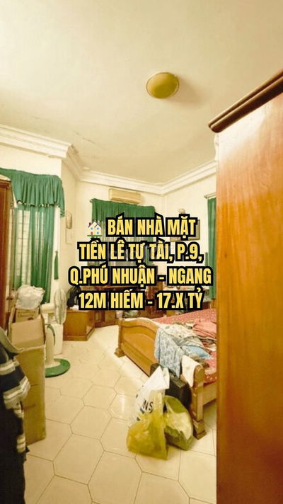 🏠 BÁN NHÀ MẶT TIỀN LÊ TỰ TÀI, P.9, Q.PHÚ NHUẬN - NGANG 12M HIẾM -