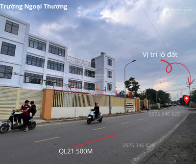 Chủ cần tiền bán nhanh lô góc 86m² vỉa hè bao quanh, 200m ra QL21, gần CNC và ĐHQG