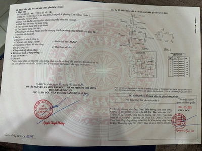 Bán nhà quận 7 giá rẻ, Khu dân cư hiện hữu. sổ hồng. 2 phòng ngủ đủ công năng cực đẹp