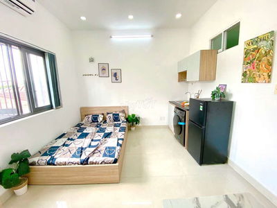 Căn Hộ Studio Cửa sổ trời 35m2 Full nội thất Máy Giặt Riêng Q.Tân Bình