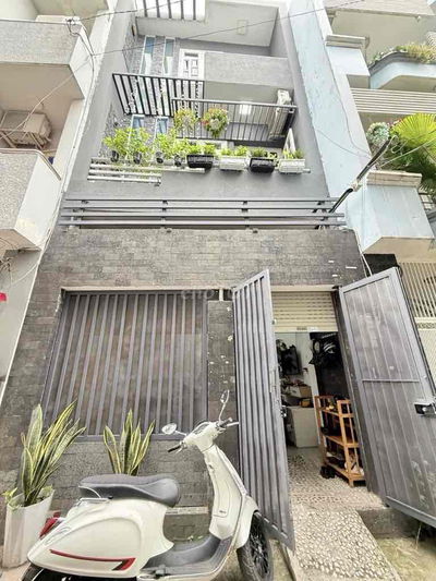 NHÀ 4PN XANH MÁT - 50M2 - THIẾT KẾ HIỆN ĐẠI - KHU DÂN TRÍ - 9T5