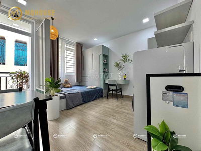 ☎️STUDIO SIÊU XINH | NỘI THẤT MỚI 100% NGAY SÂN BAY - CÔNG VIÊN HVT 🏡