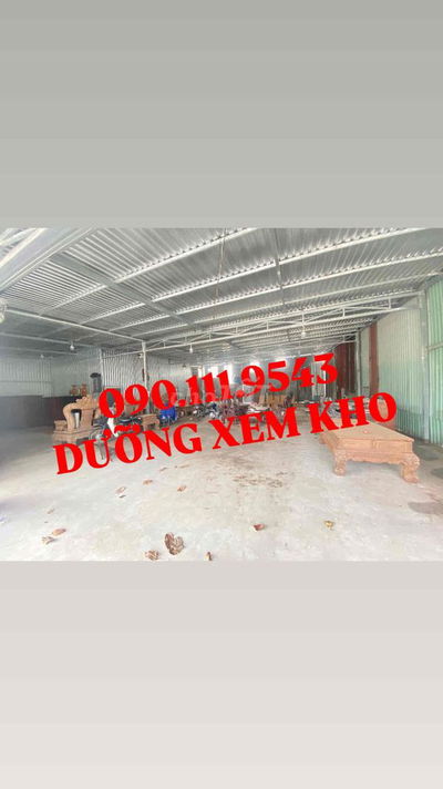 CHO THUÊ KHO 17x21 - 15TRIỆU - TRỐNG SUỐT - ĐƯỜNG NHỰA THÔNG