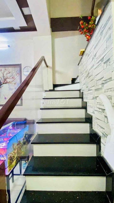 BÁN NHÀ 3 TẦNG, HẺM Ô TÔ, LÊ VĂN THỌ, 5 PHÒNG NGỦ, 60M2, 6 TỶ 8 TL