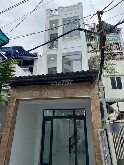 🟢 Nhà bán 4 Tầng mới 100% -4pn,5 Wc hẻm thông 137 Âu Dương Lân P3Q8
