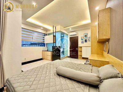 Cho Thuê Căn Hộ Ban Công Gần Vạn Hạnh Mall – CV Lê Thị Riêng – Ga Sài