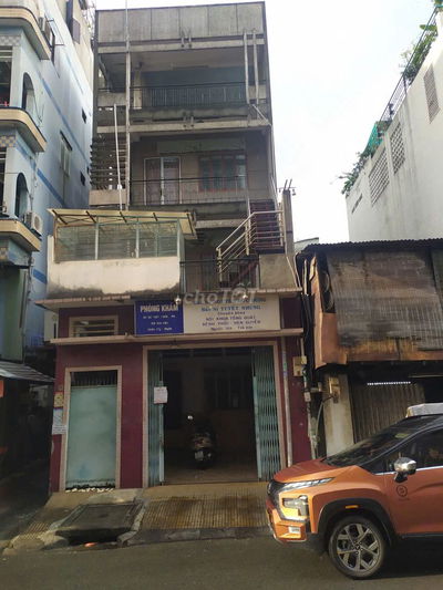 Nhà mặt tiền, hẻm hông, 81,6m2, dtsd 226,8 m2 đường Hoà Hảo -Q10