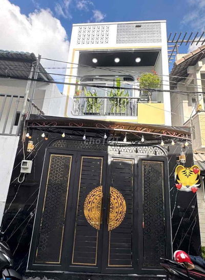 Nhà mới 4x18m 1 trệt 1 lầu 3PN 4WC HXH Đường Số 3 - Bình Tân. Giá 6.35