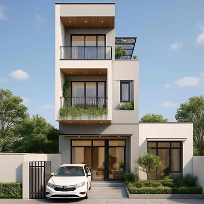 Nhà mặt tiền hẻm 138m2 - 8mx18m. KC: 1 tr 1 lửng. đường 8m nhựa thông.